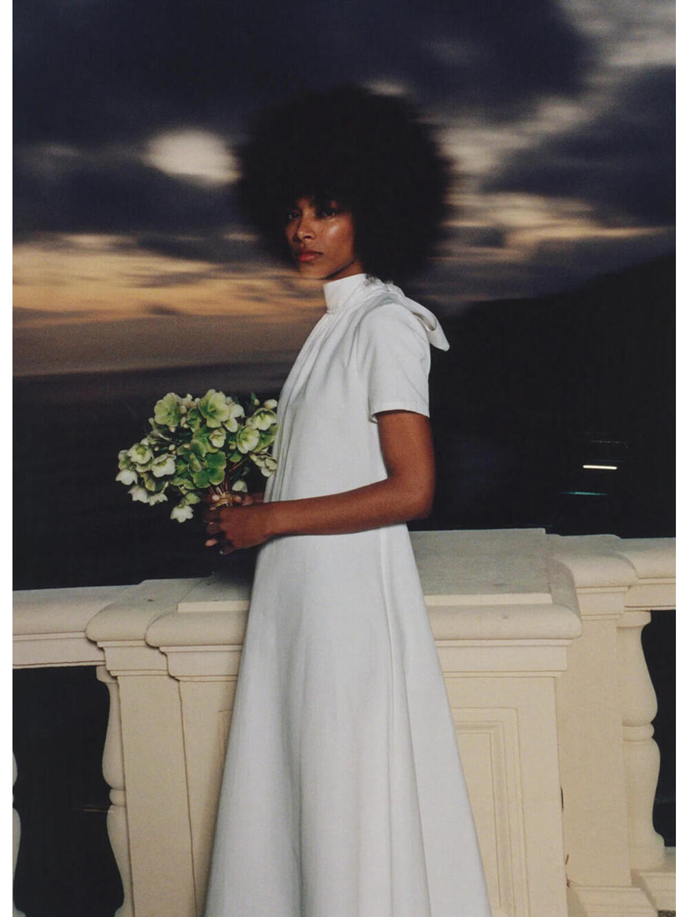 NWT STAUD Ilana White Cotton Bridal Wedding Gown Dress Calluna Medium - Picture 2 of 10